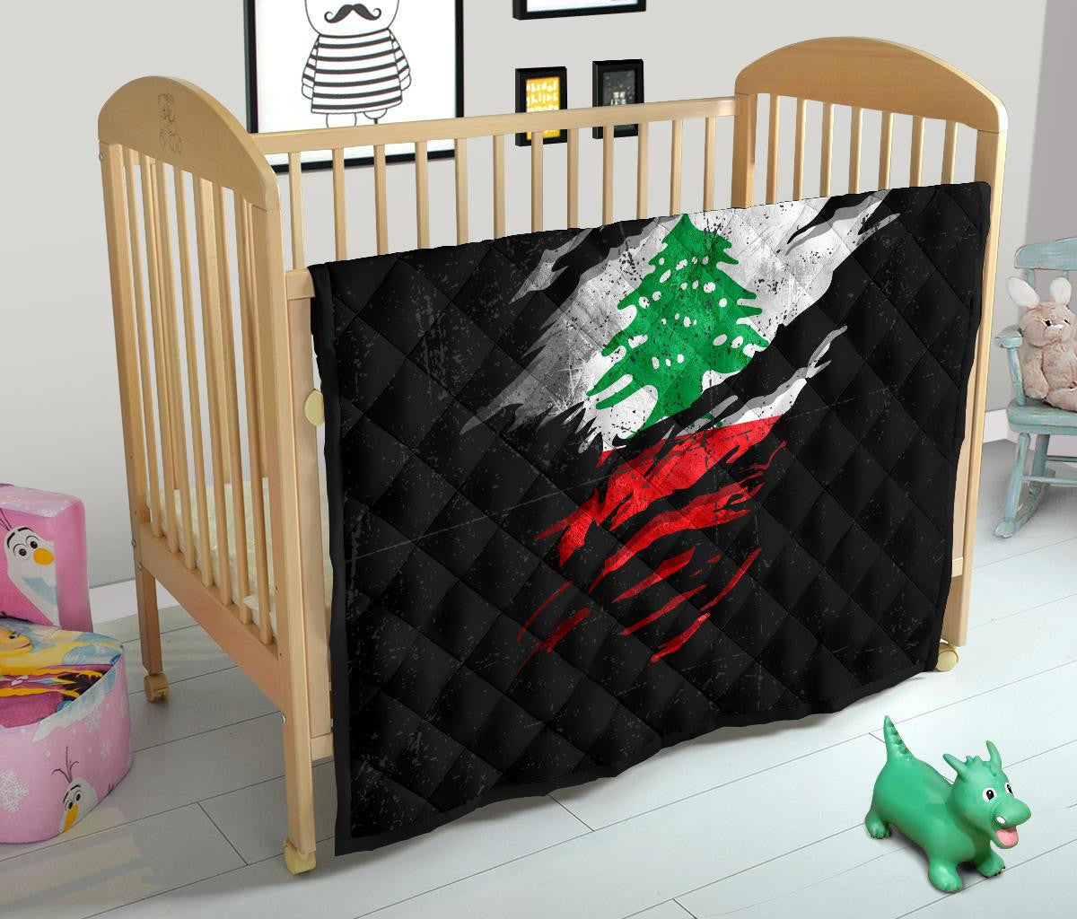 Lebanon In Me Premium Quilt - Special Grunge Style RLT6 - Wonder Print Shop