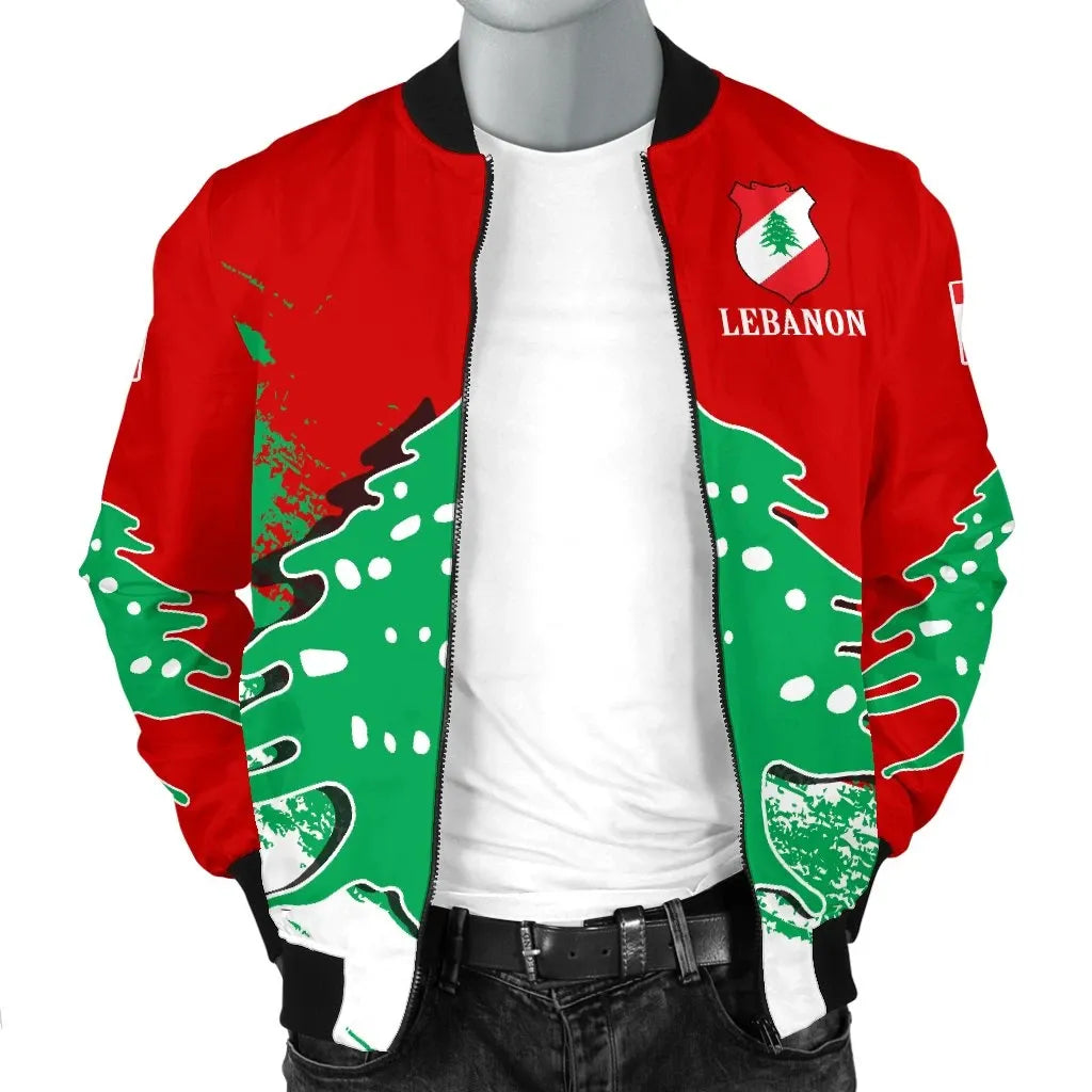 Lebanon Special Men's Bomber Jacket RLT6 - Wonder Print Shop