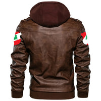 Lebanon Zipper Leather Jacket RLT6 - Wonder Print Shop