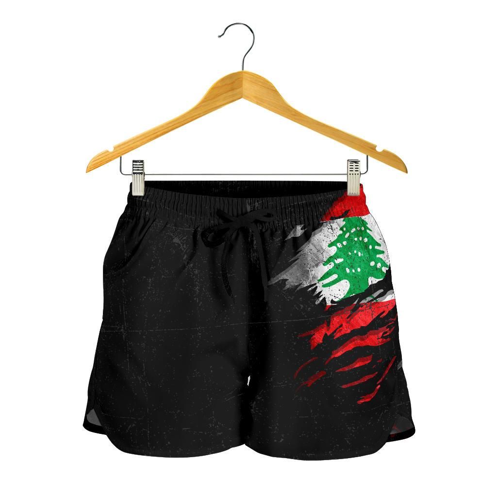 lebanon-in-me-all-over-print-womens-shorts-special-grunge-style