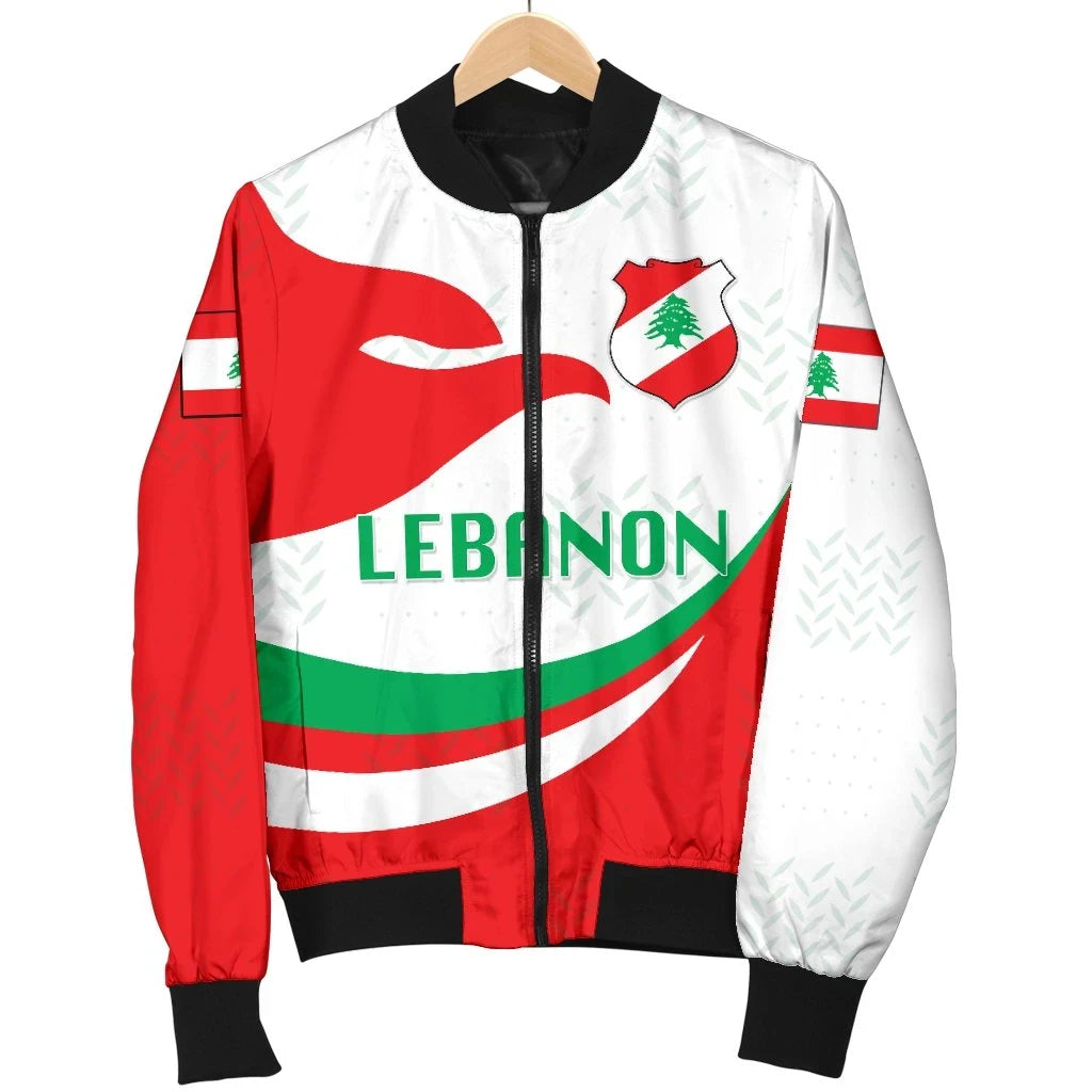 Lebanon Women Bomber Jacket Proud Version RLT6 - Wonder Print Shop