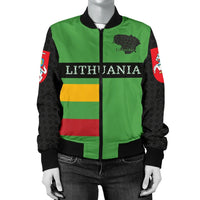 Lithuania All My Life Bomber Jacket For Women RLT6 - Wonder Print Shop