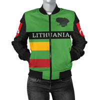 Lithuania All My Life Bomber Jacket For Women RLT6 - Wonder Print Shop