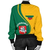 Lithuania Women's Bomber Jacket - Generation RLT6 - Wonder Print Shop