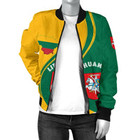 Lithuania Women's Bomber Jacket - Generation RLT6 - Wonder Print Shop
