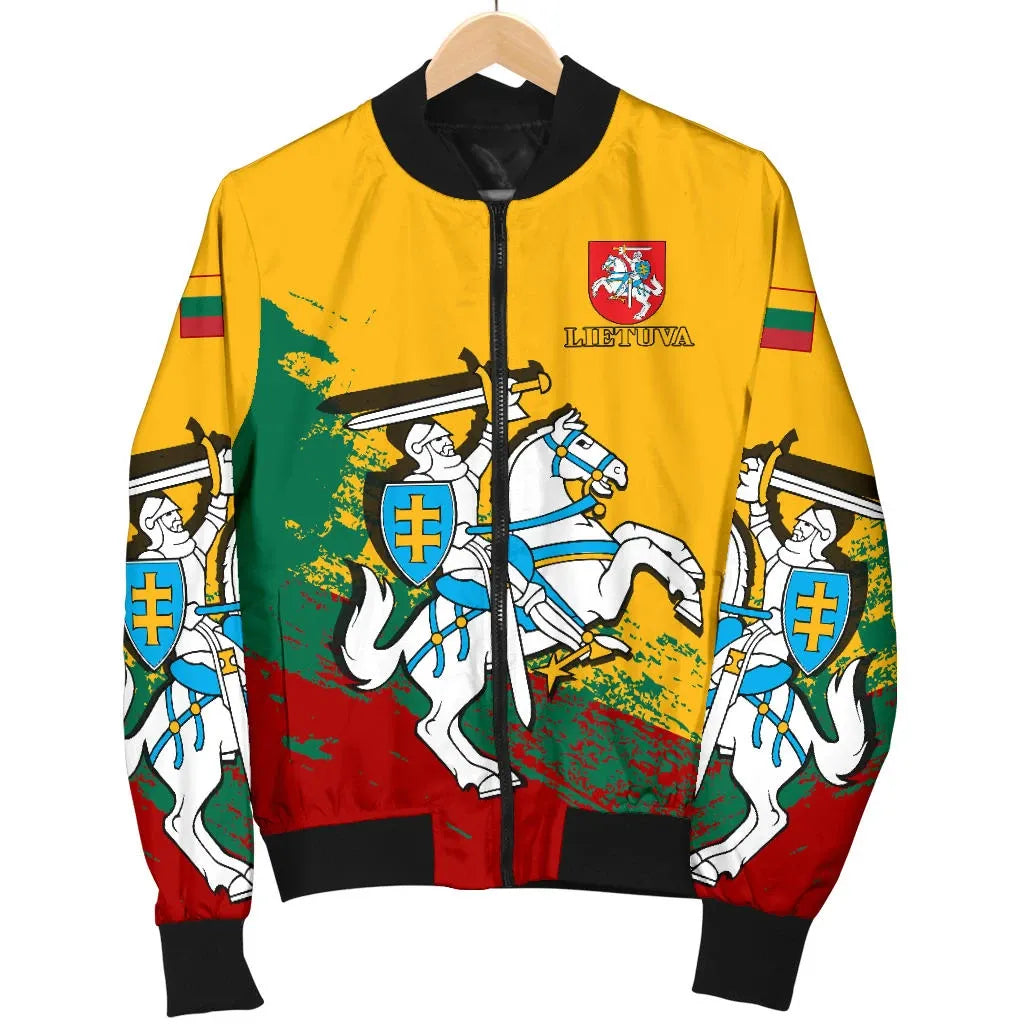 (Lietuva) Lithuania Special Men's Bomber Jacket RLT6 - Wonder Print Shop