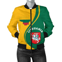 Lithuania Women's Bomber Jacket - Generation RLT6 - Wonder Print Shop