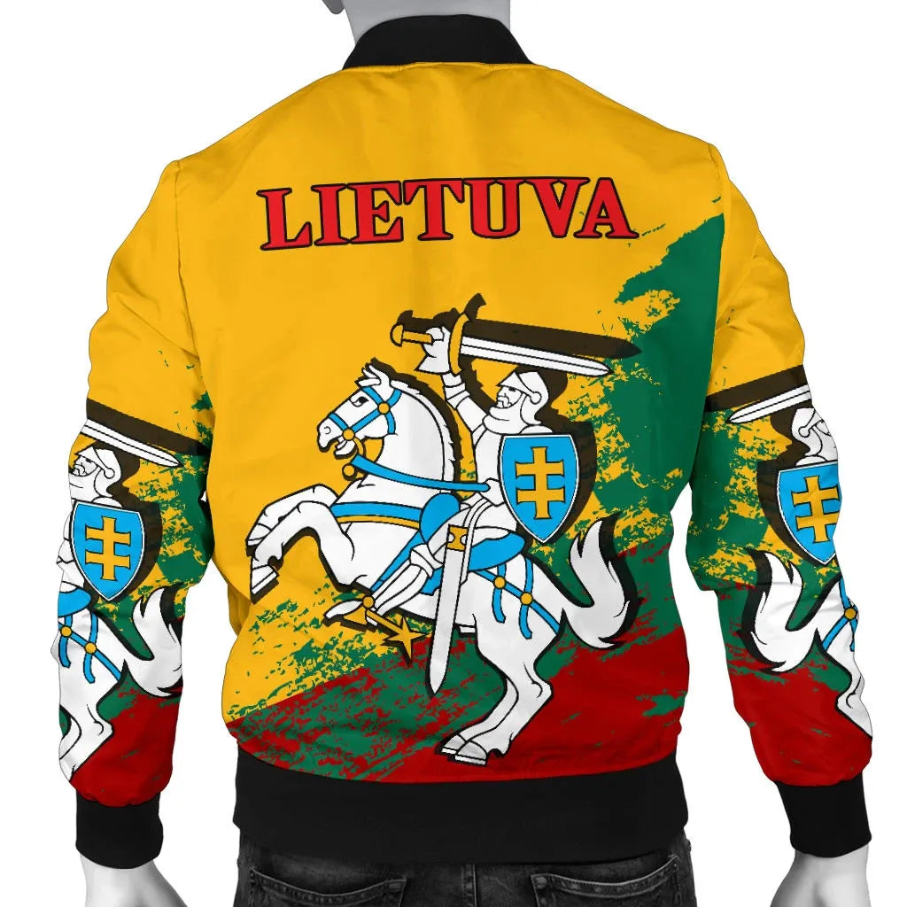 (Lietuva) Lithuania Special Men's Bomber Jacket RLT6 - Wonder Print Shop