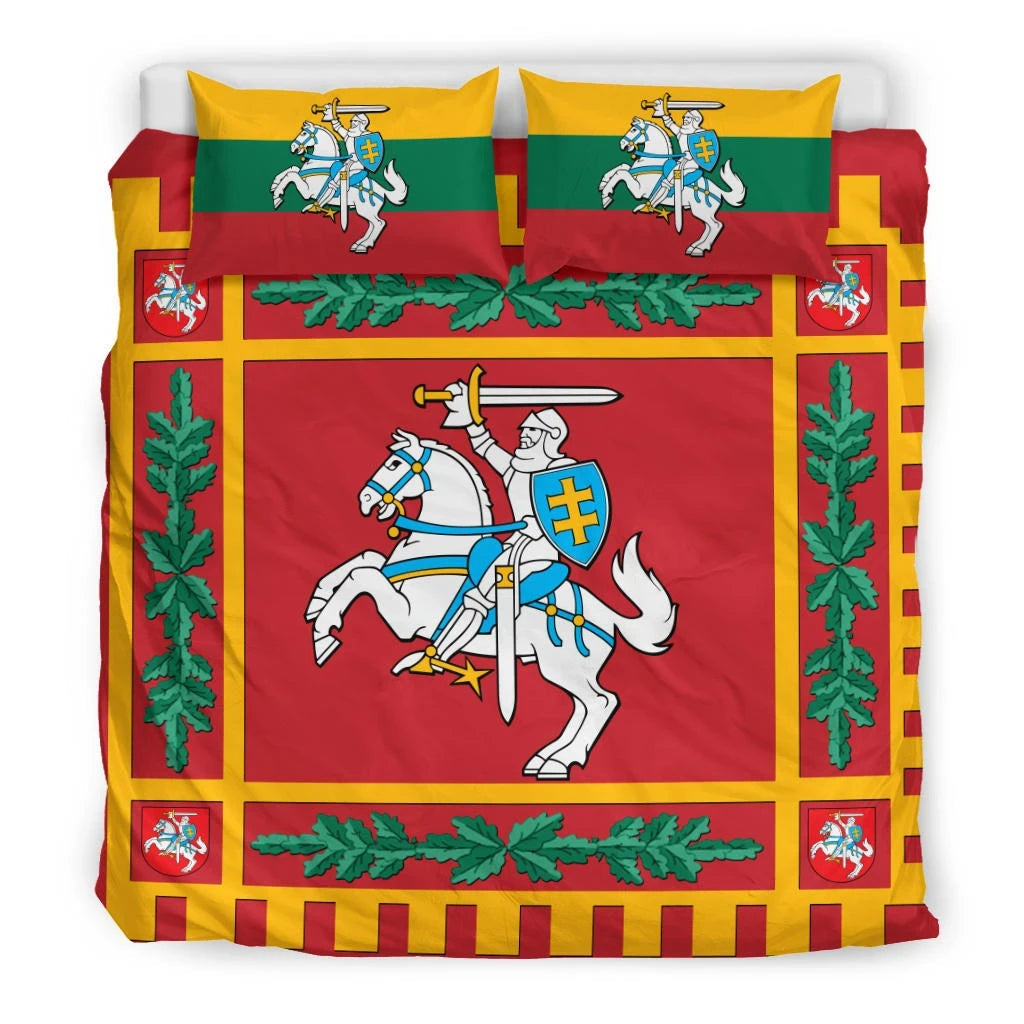 Lithuania Vytis Bedding Set Stelmuze Oak RLT6 - Wonder Print Shop