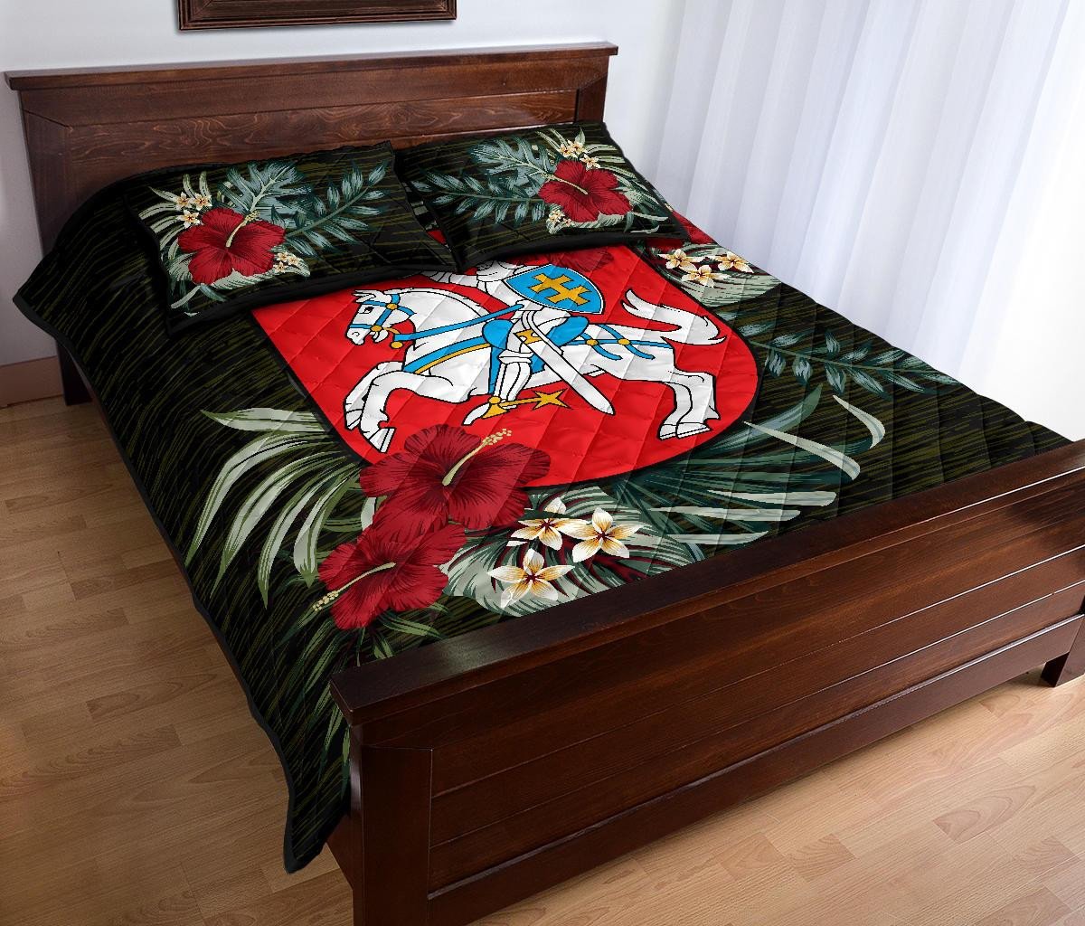 Lithuania Quilt Bed Set - Special Hibiscus RLT6 - Wonder Print Shop