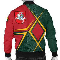 Lithuania Men's Bomber Jacket - Lithuania Legend RLT6 - Wonder Print Shop
