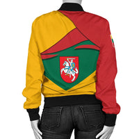 Lithuania Women's Bomber Jacket - Lithuania Pride RLT6 - Wonder Print Shop