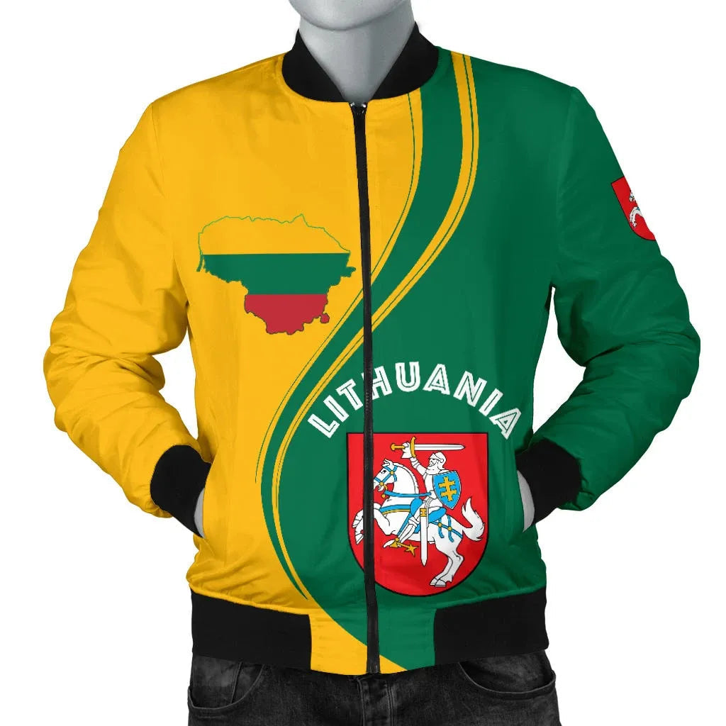 Lithuania Men's Bomber Jacket - Generation RLT6 - Wonder Print Shop