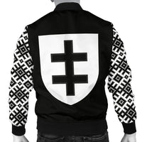 Lithuania Vytis Pattern Men's Bomber Jacket RLT6 - Wonder Print Shop