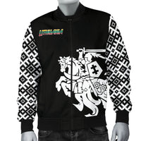 Lithuania Vytis Pattern Men's Bomber Jacket RLT6 - Wonder Print Shop