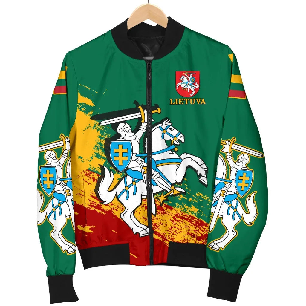(Lietuva) Lithuania Special Women's Bomber Jacket RLT6 - Wonder Print Shop