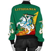 (Lietuva) Lithuania Special Women's Bomber Jacket RLT6 - Wonder Print Shop