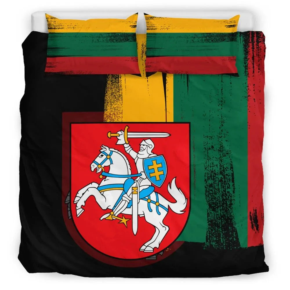 Lithuania Flag Bedding Set Flag Style4 RLT6 - Wonder Print Shop