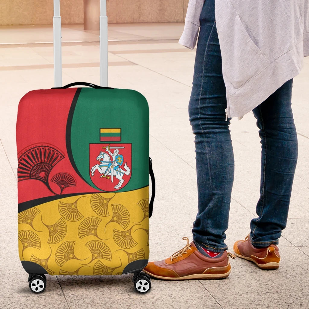 Lithuania luggage_cover - Flag of Lithuania RLT6 - Wonder Print Shop