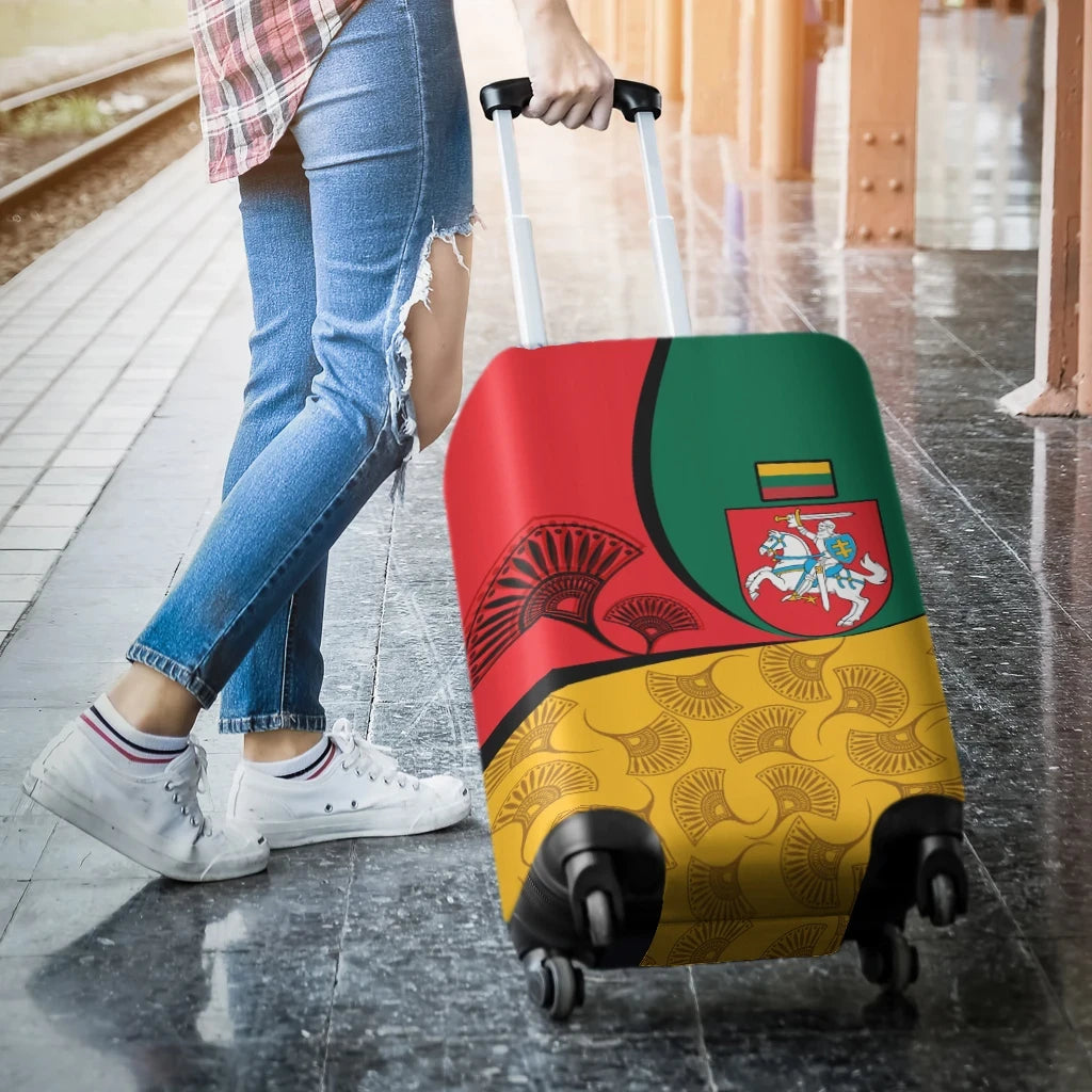 Lithuania luggage_cover - Flag of Lithuania RLT6 - Wonder Print Shop