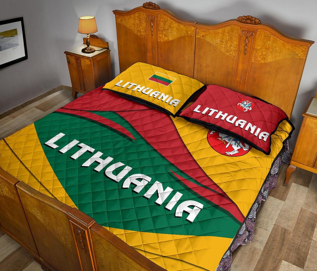 Lithuania Quilt Bed Set - Lithuania Pride RLT6 - Wonder Print Shop