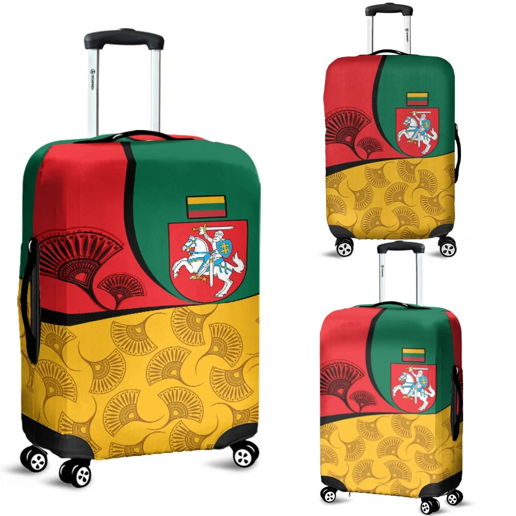 Lithuania luggage_cover - Flag of Lithuania RLT6 - Wonder Print Shop