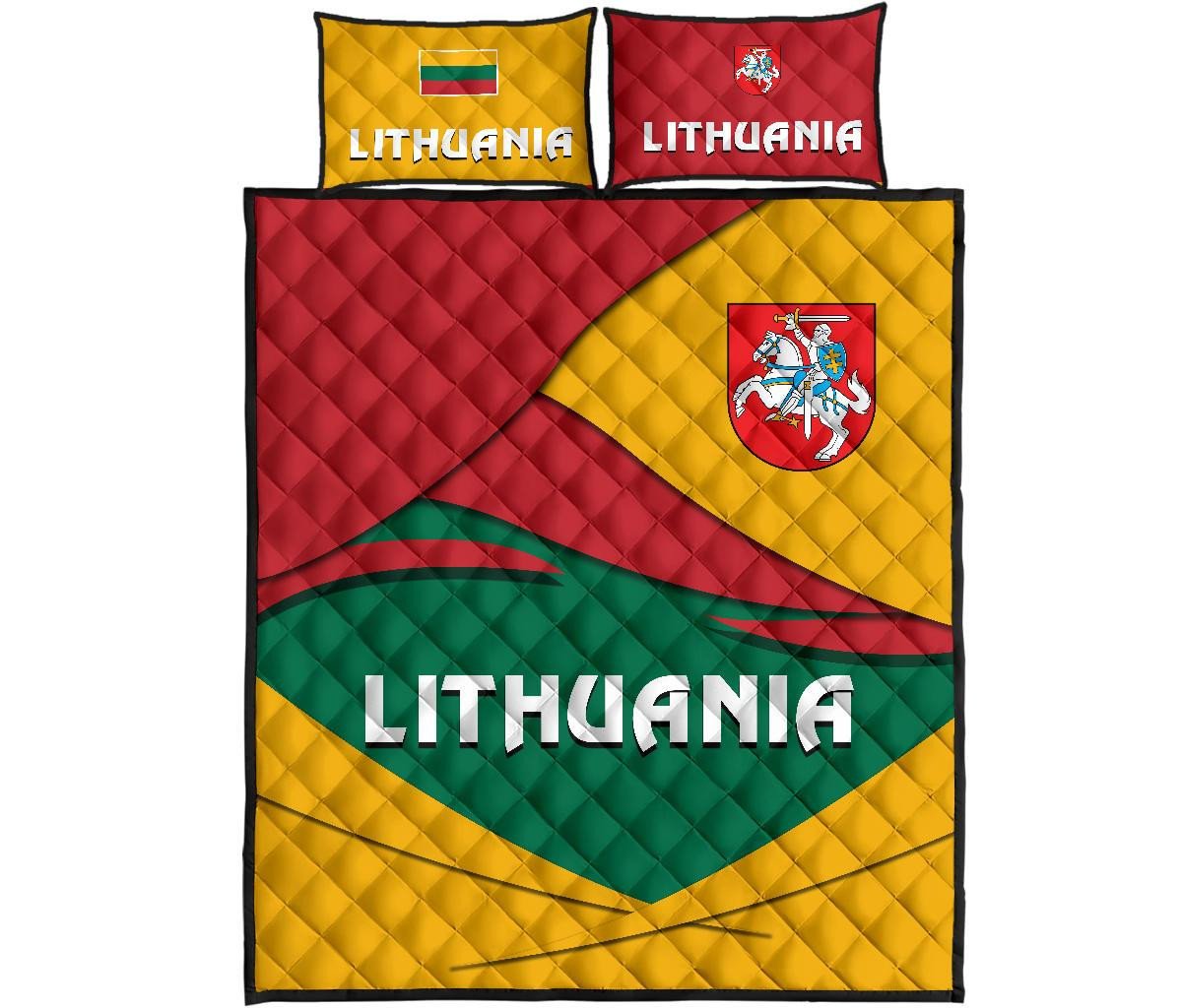 Lithuania Quilt Bed Set - Lithuania Pride RLT6 - Wonder Print Shop