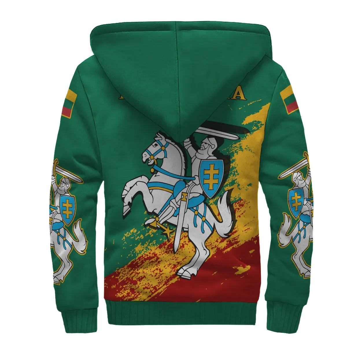 (Lietuva) Lithuania Special Sherpa Hoodie RLT6 - Wonder Print Shop