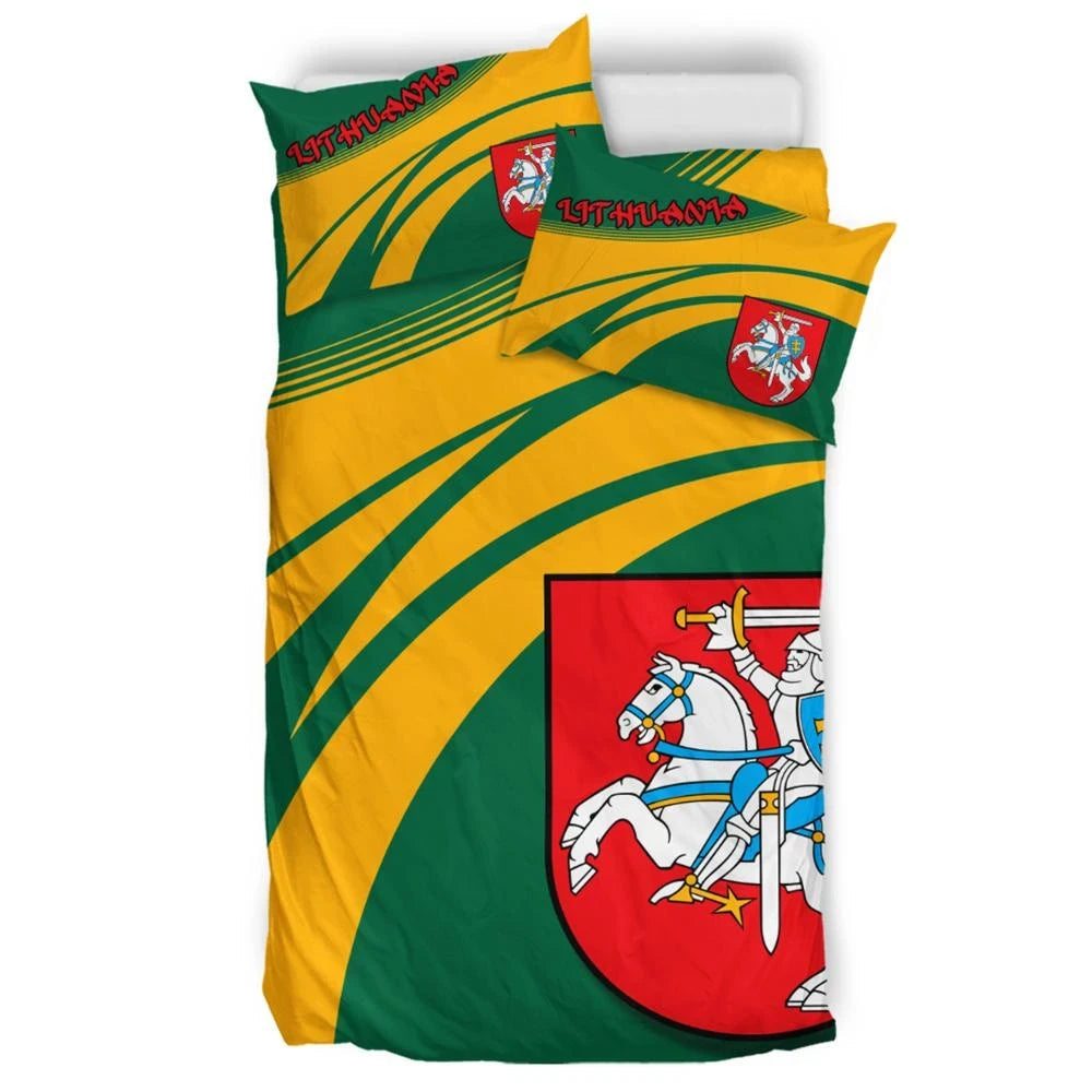 Lithuania Coat Of Arms Bedding Set Cricket RLT6 - Wonder Print Shop