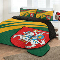 Lithuania Coat Of Arms Quilt Bed Set Cricket RLT6 - Wonder Print Shop