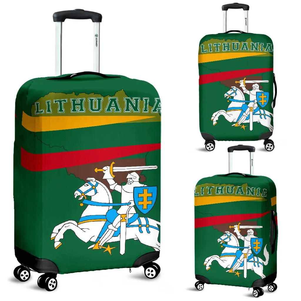 Lithuania Flag luggage_cover - Map Version RLT6 - Wonder Print Shop