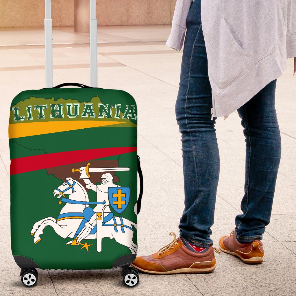 Lithuania Flag luggage_cover - Map Version RLT6 - Wonder Print Shop