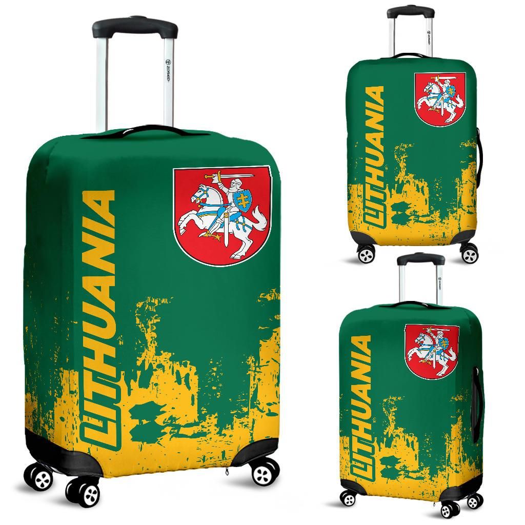 Lithuania Luggage Cover - Smudge Style10 RLT6 - Wonder Print Shop