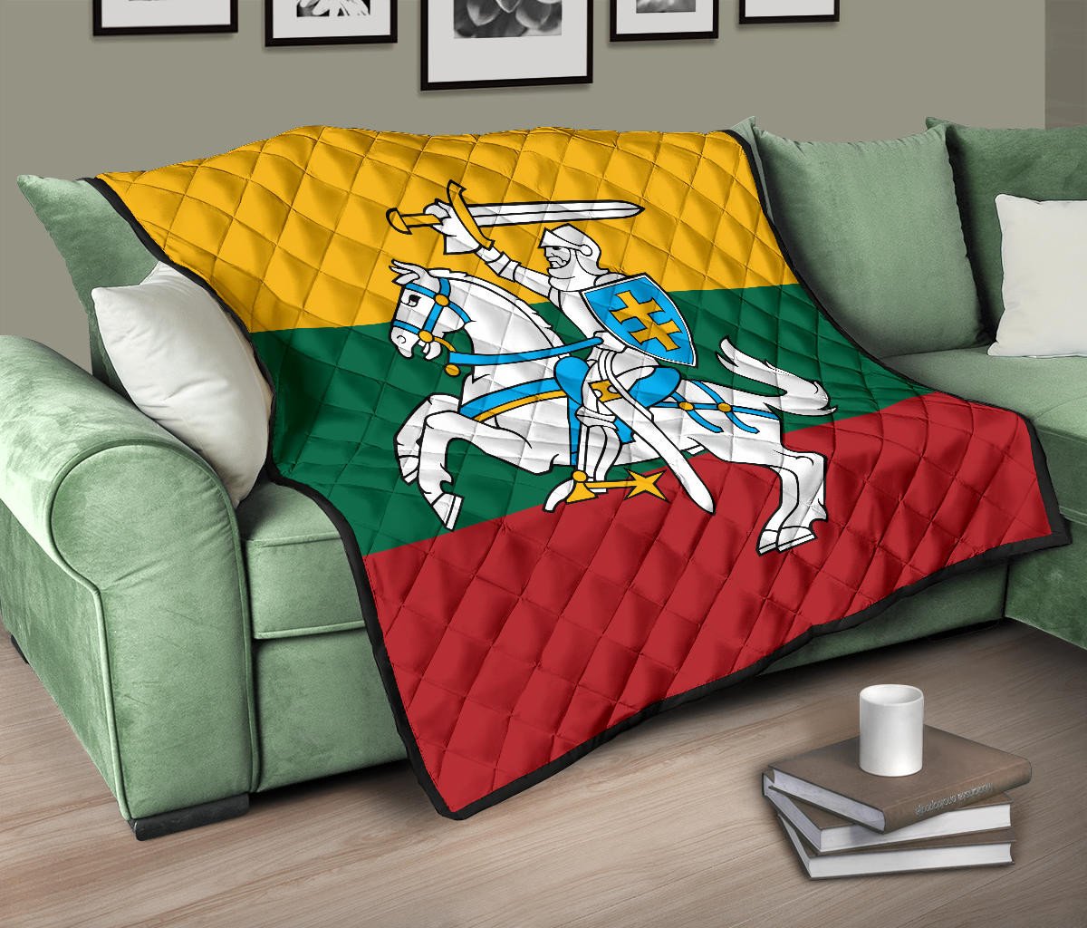 Lithuania Flag Premium Quilt RLT6 - Wonder Print Shop