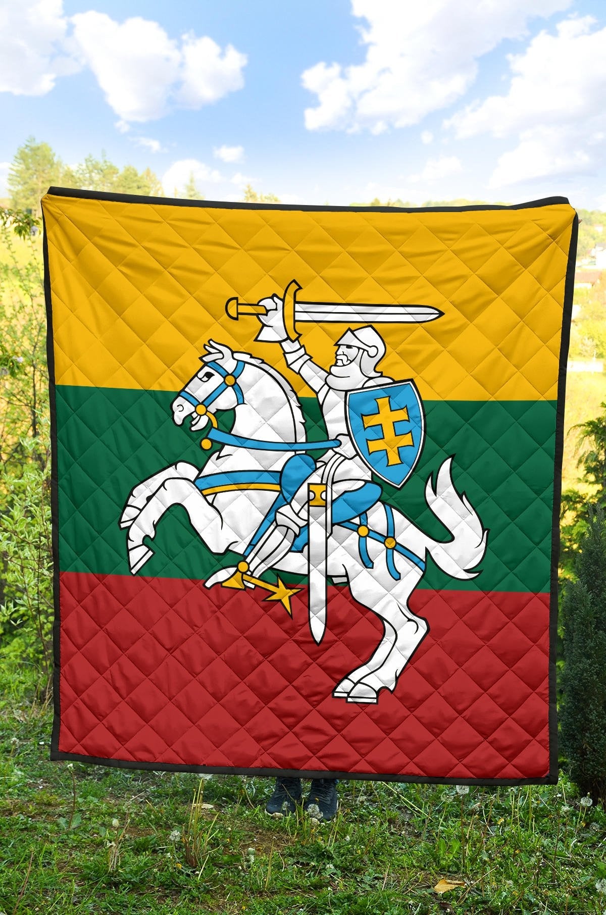 Lithuania Flag Premium Quilt RLT6 - Wonder Print Shop