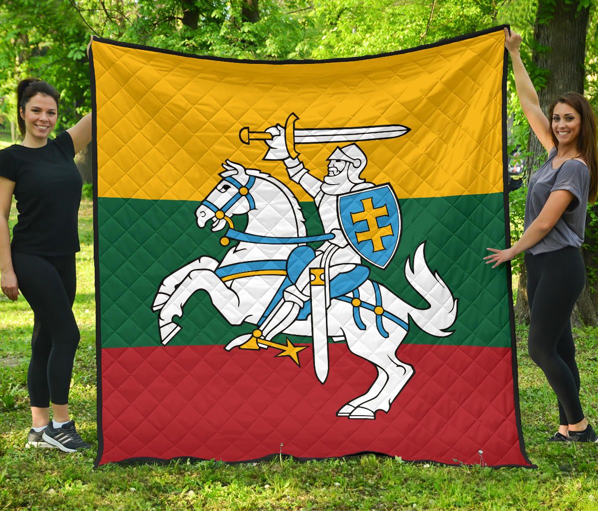 Lithuania Flag Premium Quilt RLT6 - Wonder Print Shop
