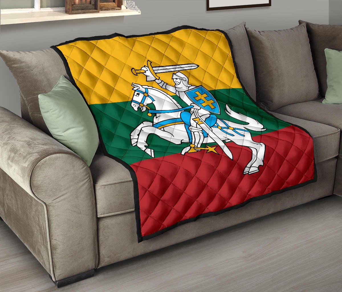 Lithuania Flag Premium Quilt RLT6 - Wonder Print Shop
