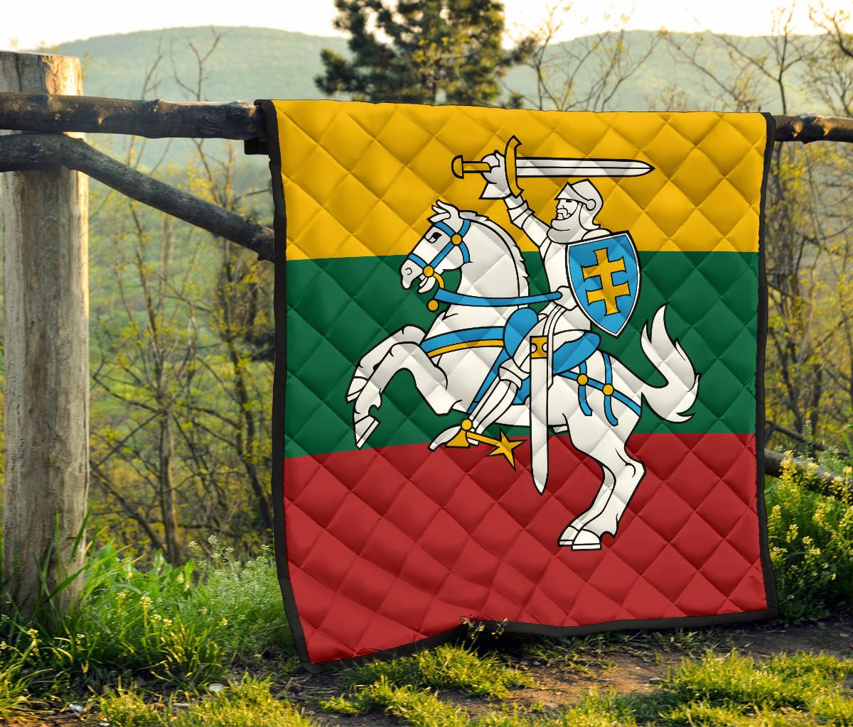 Lithuania Flag Premium Quilt RLT6 - Wonder Print Shop