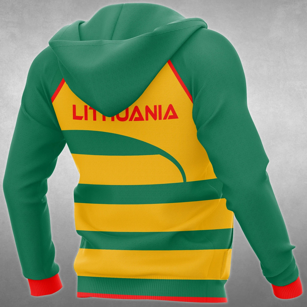 Lithuania Flag Curve All Over Hoodie01 RLT6 - Wonder Print Shop