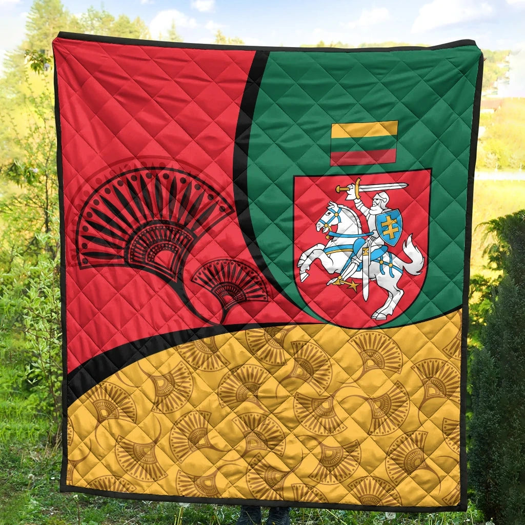Lithuania Premium Quilt - Flag of Lithuania RLT6 - Wonder Print Shop