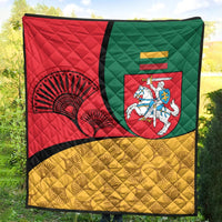 Lithuania Premium Quilt - Flag of Lithuania RLT6 - Wonder Print Shop