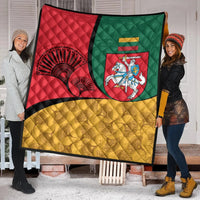 Lithuania Premium Quilt - Flag of Lithuania RLT6 - Wonder Print Shop