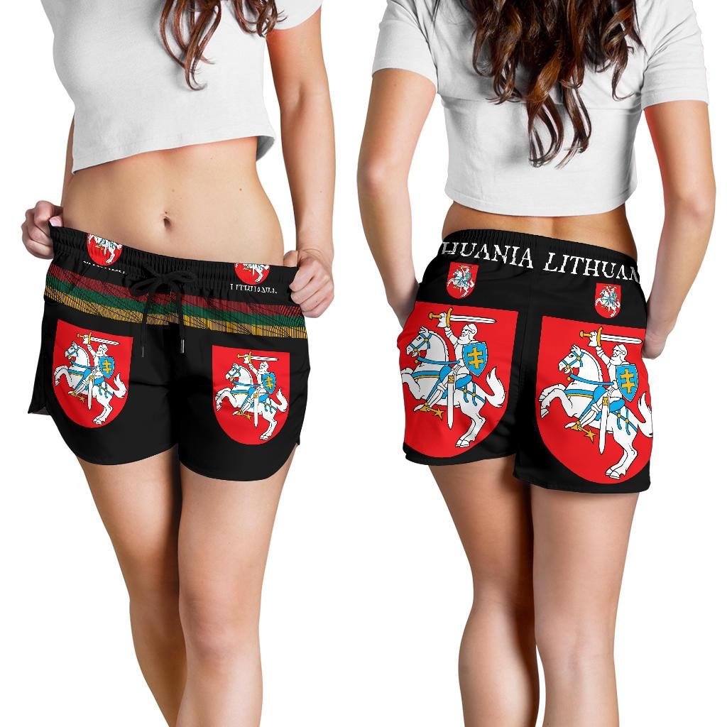 lithuania-united-all-over-print-womens-shorts