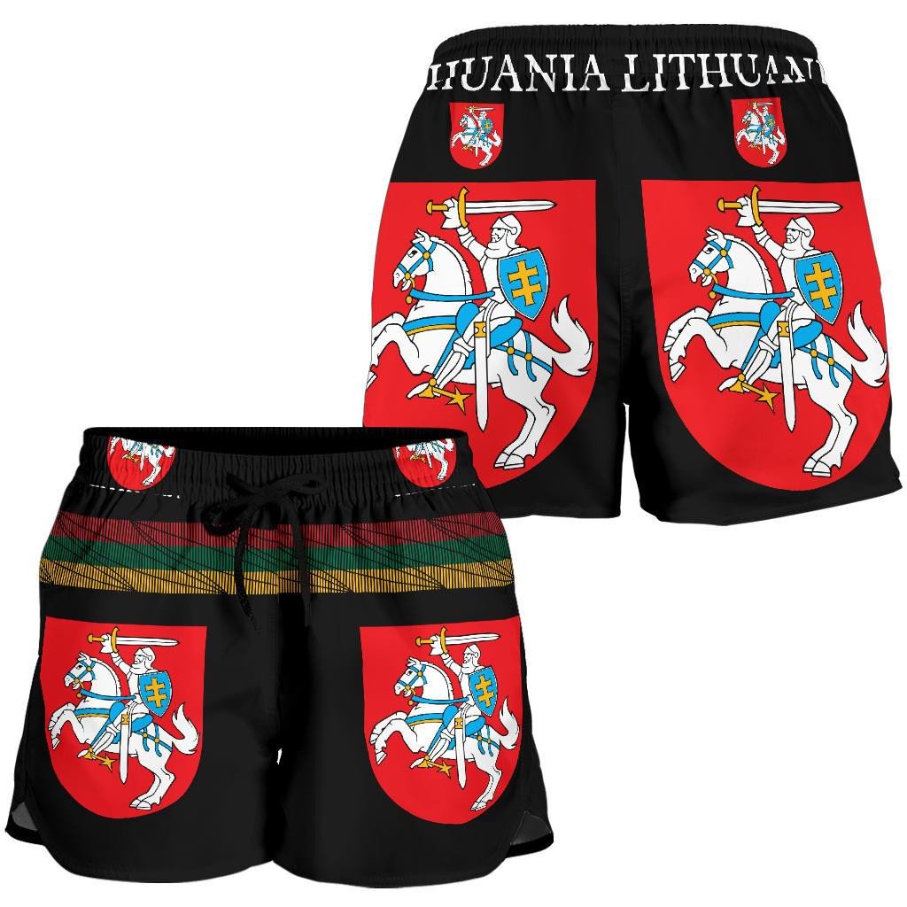 lithuania-united-all-over-print-womens-shorts