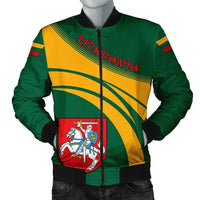 Lithuania Coat Of Arms Men Bomber Jacket Cricket RLT6 - Wonder Print Shop