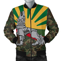 Lithuania Men's Bomber Jacket Iron Wolf RLT6 - Wonder Print Shop