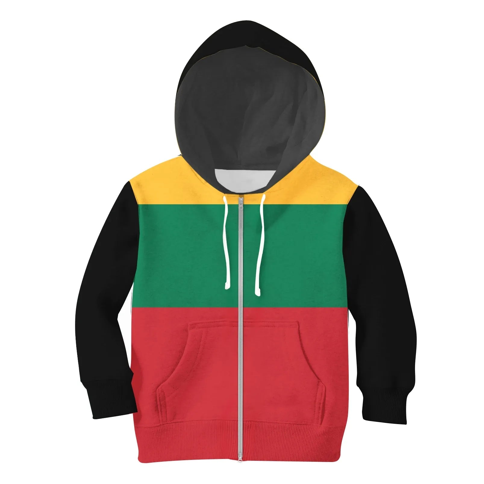 Lithuania Kid Zip Hoodie RLT6 - Wonder Print Shop