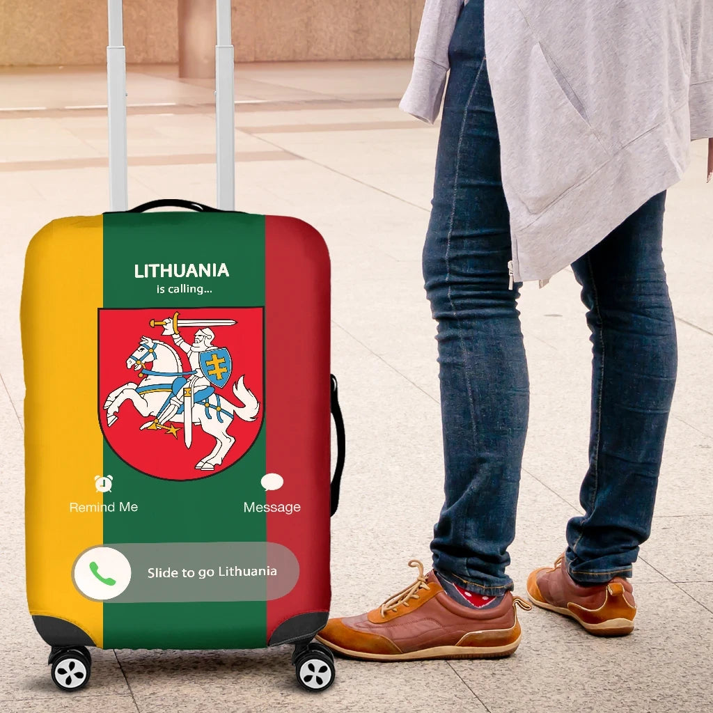 Lithuania Is Calling Luggage Cover RLT6 - Wonder Print Shop