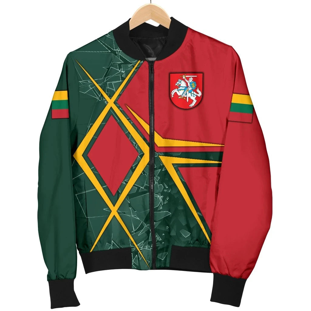 Lithuania Women's Bomber Jacket - Lithuania Legend RLT6 - Wonder Print Shop