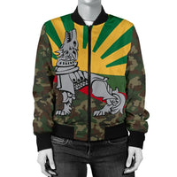Lithuania Women's Bomber Jacket Iron Wolf RLT6 - Wonder Print Shop